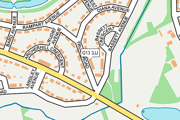 G13 3JJ map - OS OpenMap – Local (Ordnance Survey) G13 3JJ map - OS OpenMap – Local (Ordnance Survey)
