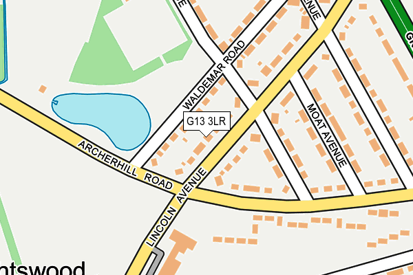 G13 3LR map - OS OpenMap – Local (Ordnance Survey) G13 3LR map - OS OpenMap – Local (Ordnance Survey)
