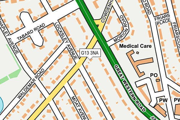 G13 3NA map - OS OpenMap – Local (Ordnance Survey) G13 3NA map - OS OpenMap – Local (Ordnance Survey)