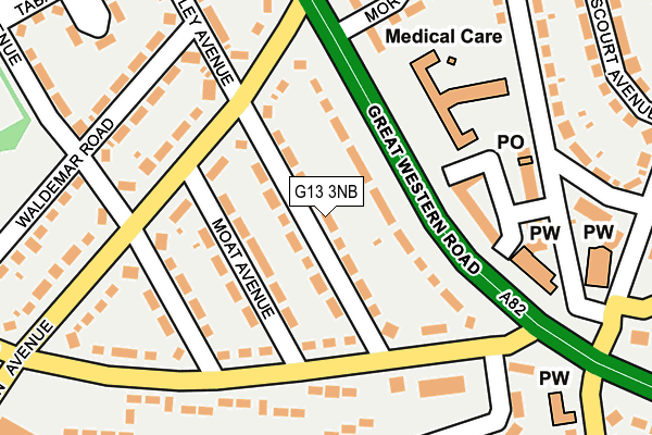 G13 3NB map - OS OpenMap – Local (Ordnance Survey) G13 3NB map - OS OpenMap – Local (Ordnance Survey)