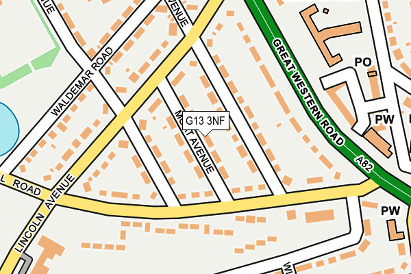 G13 3NF map - OS OpenMap – Local (Ordnance Survey) G13 3NF map - OS OpenMap – Local (Ordnance Survey)