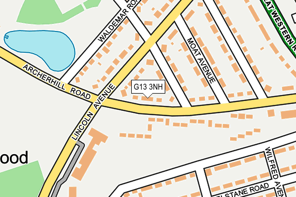 G13 3NH map - OS OpenMap – Local (Ordnance Survey) G13 3NH map - OS OpenMap – Local (Ordnance Survey)