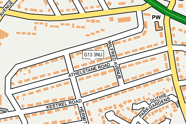 G13 3NU map - OS OpenMap – Local (Ordnance Survey) G13 3NU map - OS OpenMap – Local (Ordnance Survey)