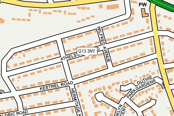 G13 3NY map - OS OpenMap – Local (Ordnance Survey) G13 3NY map - OS OpenMap – Local (Ordnance Survey)