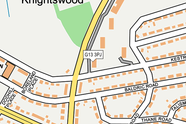 G13 3PJ map - OS OpenMap – Local (Ordnance Survey) G13 3PJ map - OS OpenMap – Local (Ordnance Survey)