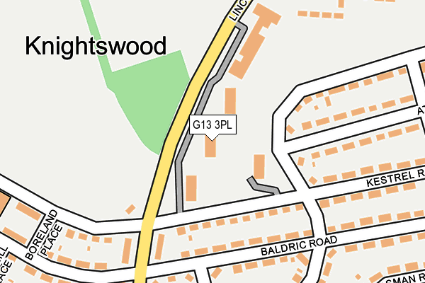 G13 3PL map - OS OpenMap – Local (Ordnance Survey) G13 3PL map - OS OpenMap – Local (Ordnance Survey)