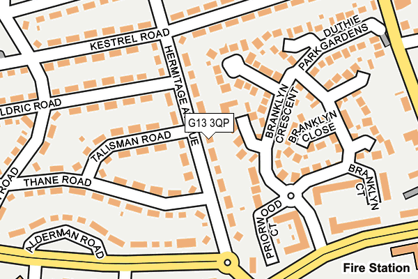 G13 3QP map - OS OpenMap – Local (Ordnance Survey) G13 3QP map - OS OpenMap – Local (Ordnance Survey)