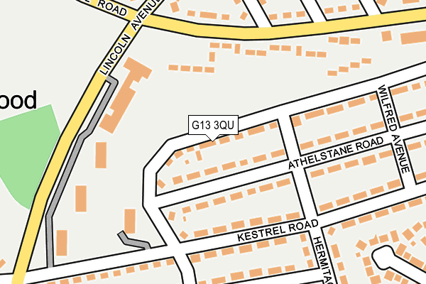 G13 3QU map - OS OpenMap – Local (Ordnance Survey) G13 3QU map - OS OpenMap – Local (Ordnance Survey)