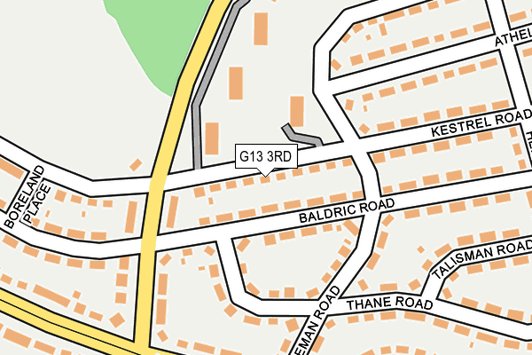 G13 3RD map - OS OpenMap – Local (Ordnance Survey) G13 3RD map - OS OpenMap – Local (Ordnance Survey)