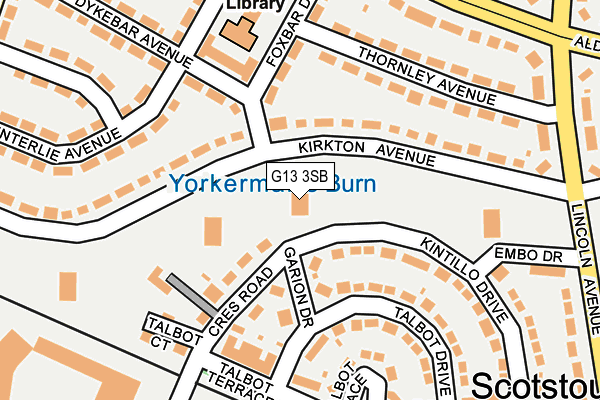 G13 3SB map - OS OpenMap – Local (Ordnance Survey) G13 3SB map - OS OpenMap – Local (Ordnance Survey)