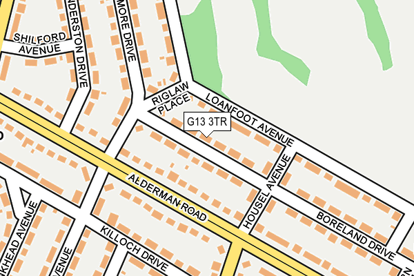 G13 3TR map - OS OpenMap – Local (Ordnance Survey) G13 3TR map - OS OpenMap – Local (Ordnance Survey)