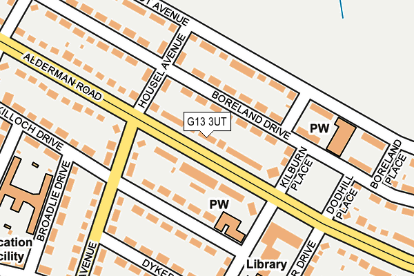 G13 3UT map - OS OpenMap – Local (Ordnance Survey) G13 3UT map - OS OpenMap – Local (Ordnance Survey)
