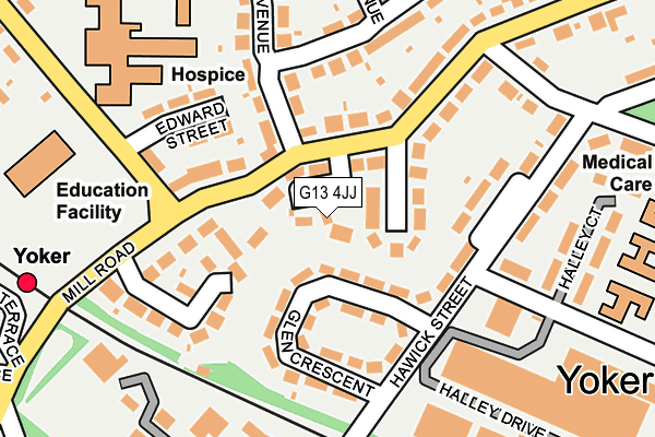 G13 4JJ map - OS OpenMap – Local (Ordnance Survey) G13 4JJ map - OS OpenMap – Local (Ordnance Survey)