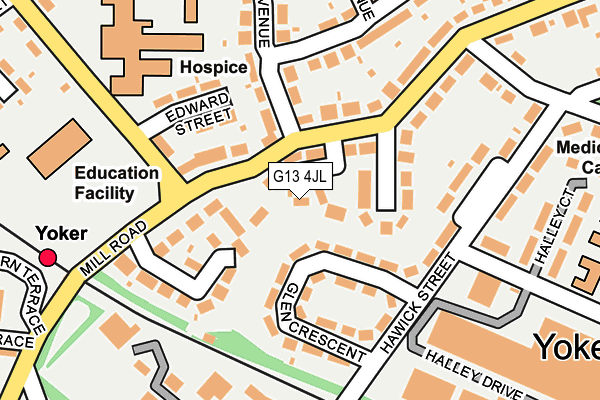 G13 4JL map - OS OpenMap – Local (Ordnance Survey) G13 4JL map - OS OpenMap – Local (Ordnance Survey)