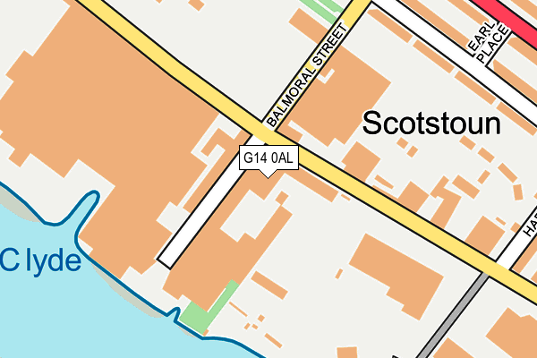 G14 0AL map - OS OpenMap – Local (Ordnance Survey) G14 0AL map - OS OpenMap – Local (Ordnance Survey)