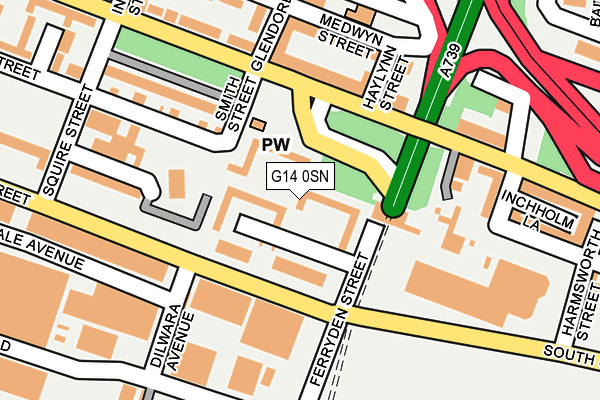 G14 0SN map - OS OpenMap – Local (Ordnance Survey) G14 0SN map - OS OpenMap – Local (Ordnance Survey)