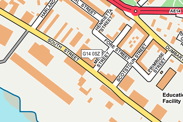 G14 0SZ map - OS OpenMap – Local (Ordnance Survey) G14 0SZ map - OS OpenMap – Local (Ordnance Survey)