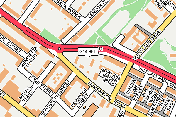 G14 9ET map - OS OpenMap – Local (Ordnance Survey) G14 9ET map - OS OpenMap – Local (Ordnance Survey)