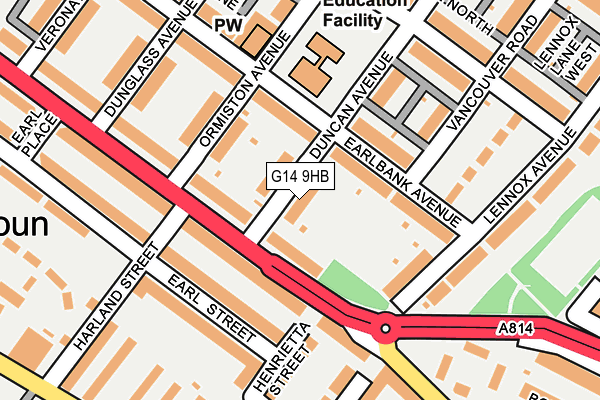 G14 9HB map - OS OpenMap – Local (Ordnance Survey) G14 9HB map - OS OpenMap – Local (Ordnance Survey)
