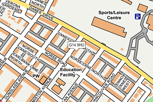 G14 9HU map - OS OpenMap – Local (Ordnance Survey) G14 9HU map - OS OpenMap – Local (Ordnance Survey)