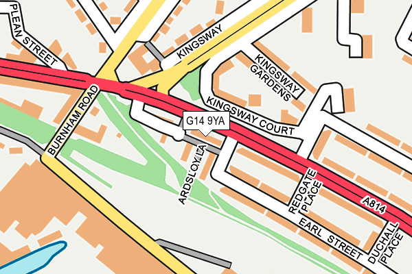 G14 9YA map - OS OpenMap – Local (Ordnance Survey) G14 9YA map - OS OpenMap – Local (Ordnance Survey)