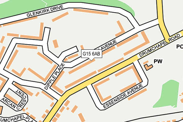 G15 6AB map - OS OpenMap – Local (Ordnance Survey) G15 6AB map - OS OpenMap – Local (Ordnance Survey)