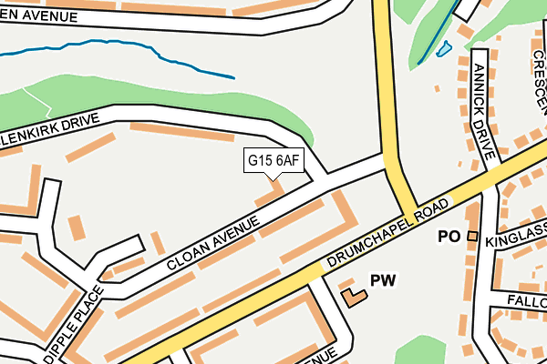 G15 6AF map - OS OpenMap – Local (Ordnance Survey) G15 6AF map - OS OpenMap – Local (Ordnance Survey)