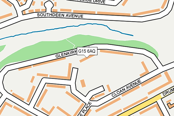 G15 6AQ map - OS OpenMap – Local (Ordnance Survey) G15 6AQ map - OS OpenMap – Local (Ordnance Survey)