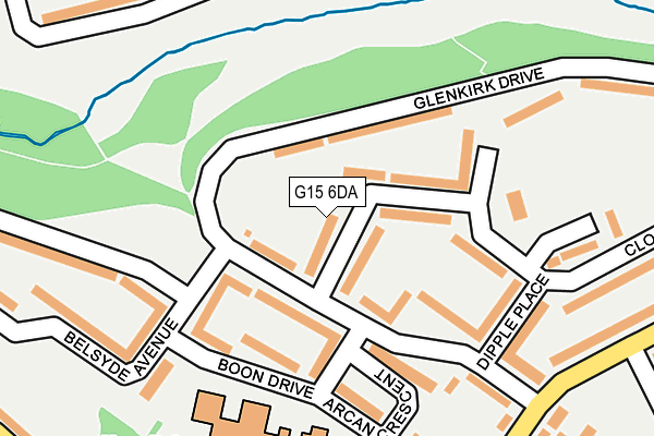 G15 6DA map - OS OpenMap – Local (Ordnance Survey) G15 6DA map - OS OpenMap – Local (Ordnance Survey)