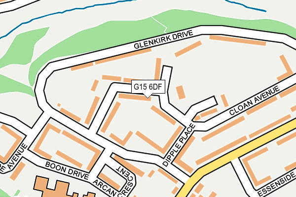 G15 6DF map - OS OpenMap – Local (Ordnance Survey) G15 6DF map - OS OpenMap – Local (Ordnance Survey)