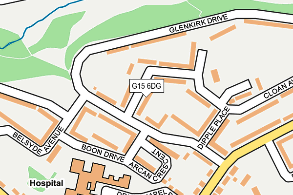 G15 6DG map - OS OpenMap – Local (Ordnance Survey) G15 6DG map - OS OpenMap – Local (Ordnance Survey)