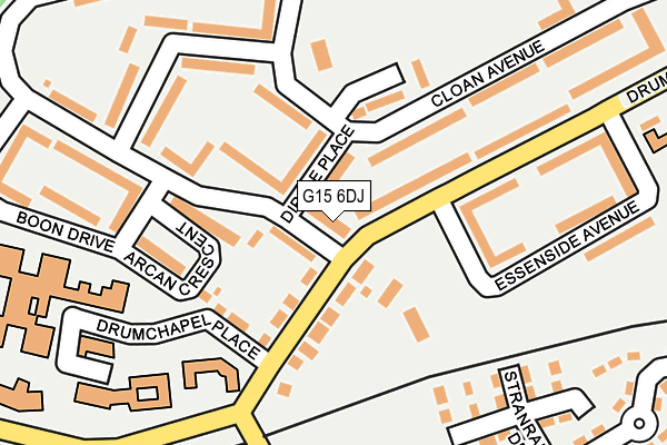 G15 6DJ map - OS OpenMap – Local (Ordnance Survey) G15 6DJ map - OS OpenMap – Local (Ordnance Survey)