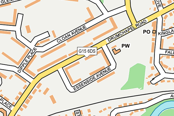 G15 6DS map - OS OpenMap – Local (Ordnance Survey) G15 6DS map - OS OpenMap – Local (Ordnance Survey)