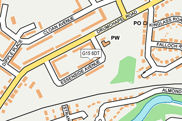 G15 6DT map - OS OpenMap – Local (Ordnance Survey) G15 6DT map - OS OpenMap – Local (Ordnance Survey)