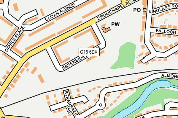 G15 6DX map - OS OpenMap – Local (Ordnance Survey) G15 6DX map - OS OpenMap – Local (Ordnance Survey)