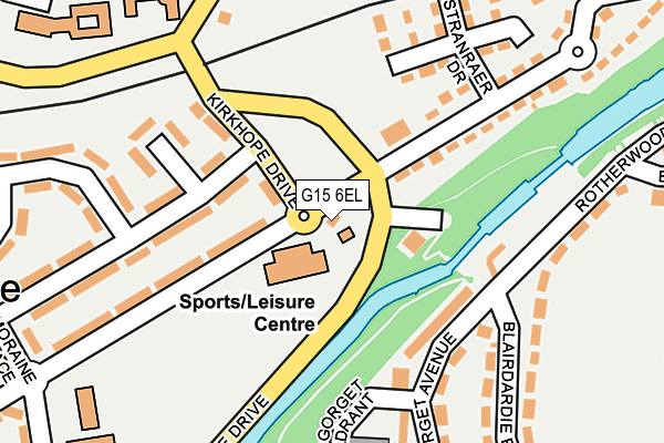 G15 6EL map - OS OpenMap – Local (Ordnance Survey) G15 6EL map - OS OpenMap – Local (Ordnance Survey)