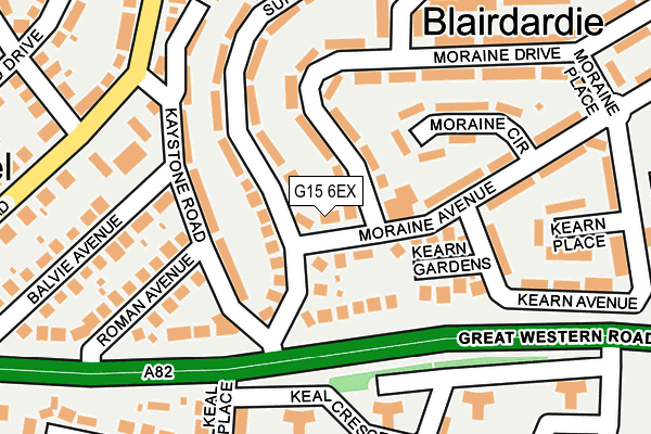 G15 6EX map - OS OpenMap – Local (Ordnance Survey) G15 6EX map - OS OpenMap – Local (Ordnance Survey)