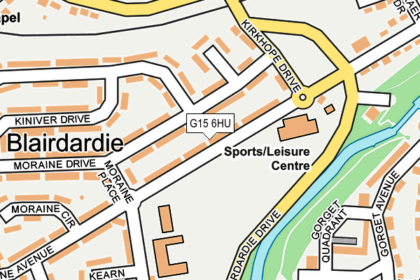G15 6HU map - OS OpenMap – Local (Ordnance Survey) G15 6HU map - OS OpenMap – Local (Ordnance Survey)