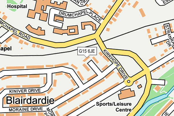 G15 6JE map - OS OpenMap – Local (Ordnance Survey) G15 6JE map - OS OpenMap – Local (Ordnance Survey)