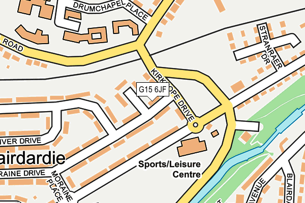 G15 6JF map - OS OpenMap – Local (Ordnance Survey) G15 6JF map - OS OpenMap – Local (Ordnance Survey)