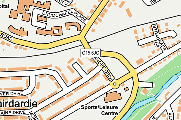 G15 6JG map - OS OpenMap – Local (Ordnance Survey) G15 6JG map - OS OpenMap – Local (Ordnance Survey)