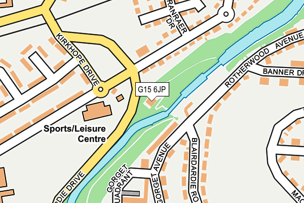 G15 6JP map - OS OpenMap – Local (Ordnance Survey) G15 6JP map - OS OpenMap – Local (Ordnance Survey)