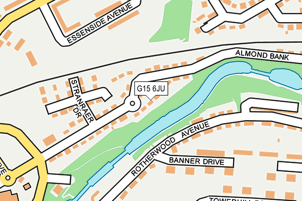G15 6JU map - OS OpenMap – Local (Ordnance Survey) G15 6JU map - OS OpenMap – Local (Ordnance Survey)