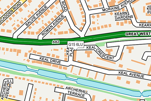 G15 6LU map - OS OpenMap – Local (Ordnance Survey) G15 6LU map - OS OpenMap – Local (Ordnance Survey)