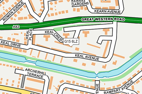 G15 6LZ map - OS OpenMap – Local (Ordnance Survey) G15 6LZ map - OS OpenMap – Local (Ordnance Survey)