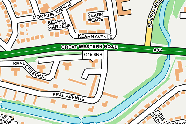 G15 6NH map - OS OpenMap – Local (Ordnance Survey) G15 6NH map - OS OpenMap – Local (Ordnance Survey)