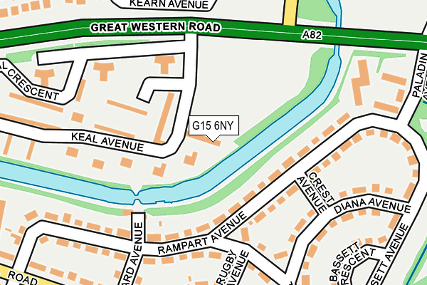 G15 6NY map - OS OpenMap – Local (Ordnance Survey) G15 6NY map - OS OpenMap – Local (Ordnance Survey)