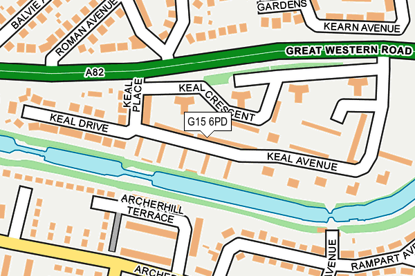 G15 6PD map - OS OpenMap – Local (Ordnance Survey) G15 6PD map - OS OpenMap – Local (Ordnance Survey)
