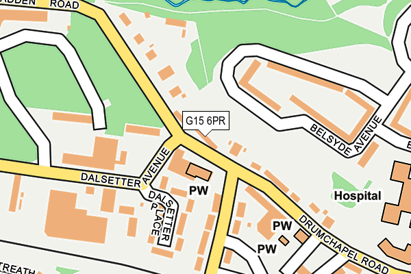 G15 6PR map - OS OpenMap – Local (Ordnance Survey) G15 6PR map - OS OpenMap – Local (Ordnance Survey)
