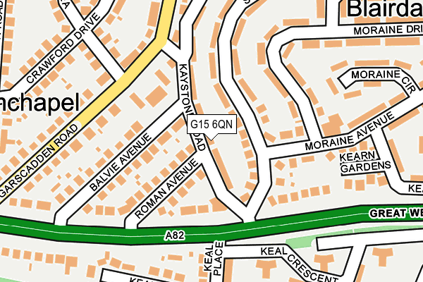 G15 6QN map - OS OpenMap – Local (Ordnance Survey) G15 6QN map - OS OpenMap – Local (Ordnance Survey)